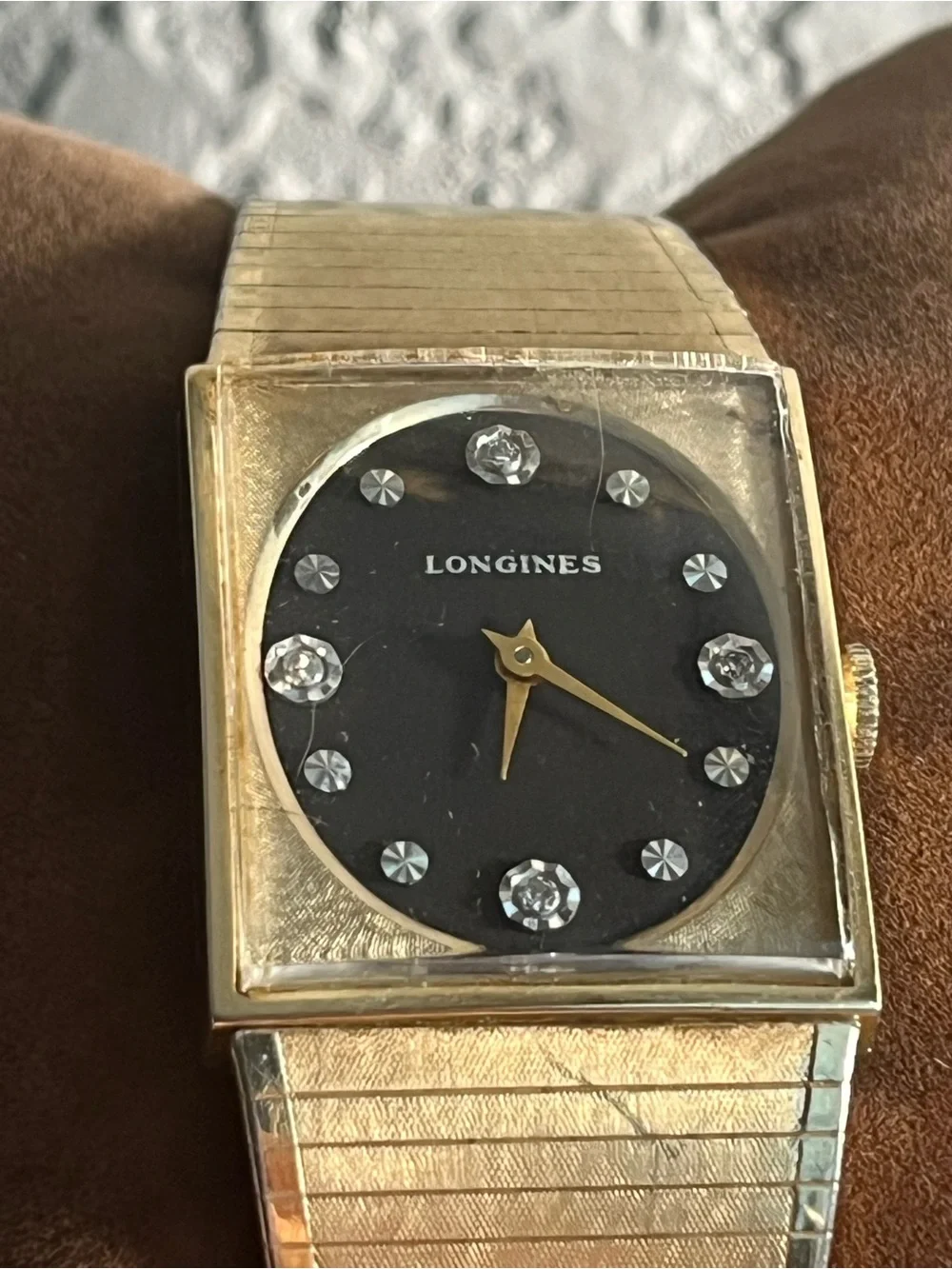 Longines 3007-528 Tuxedo Diamond Dial Watch – Cal. 528 – 10K Gold Filled men’s w